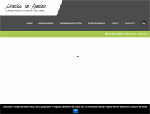 Tablet Screenshot of musicainlemine.com